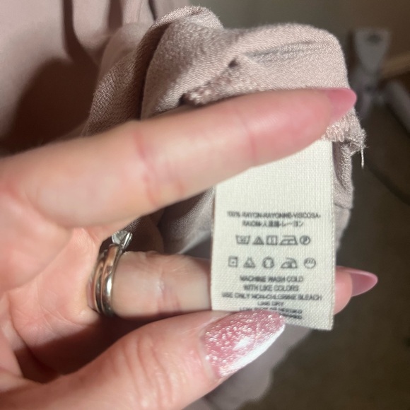 🍀Free People tunic top in blush. Size XS. - Picture 7 of 7